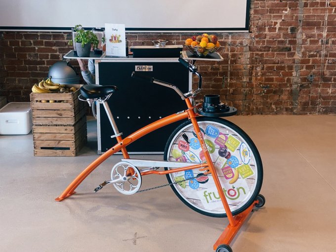 Gesundheitstag im Unternehmen: Smoothie Bike