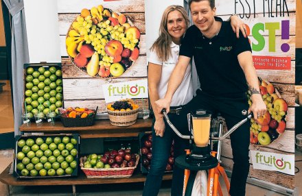 Gesundheitstag im Unternehmen: Smoothie Bike