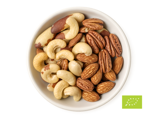 Nusskernmischung mit Pekannüssen Bio – 1kg