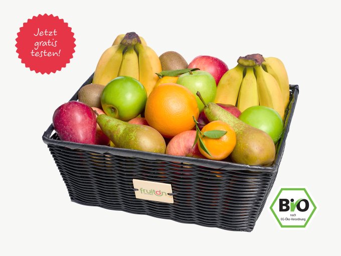 Bio-Obstkorb gratis testen