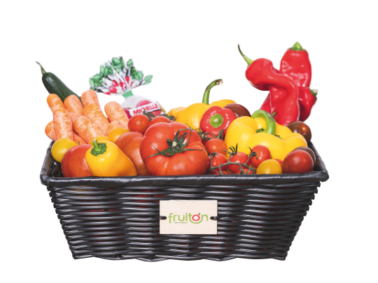 Gemüsekorb fürs Büro – 3 kg frische Rohkost von fruiton