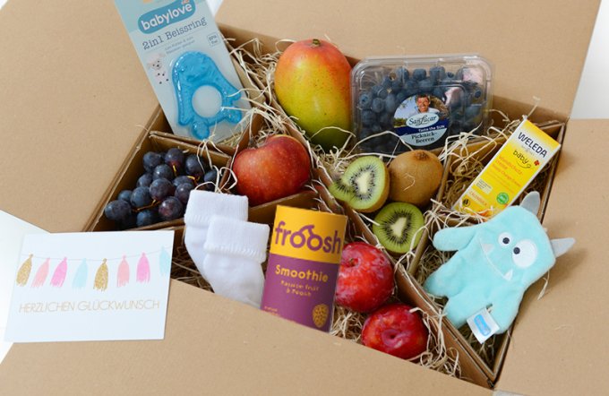 Geschenk Box zur Geburt
