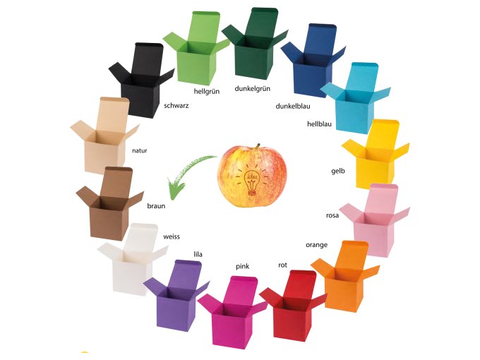 Obst mit Logo - Think outside the box