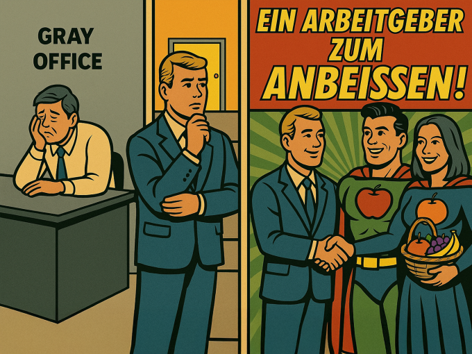 Ein Arbeitgeber zum Anbeißen!